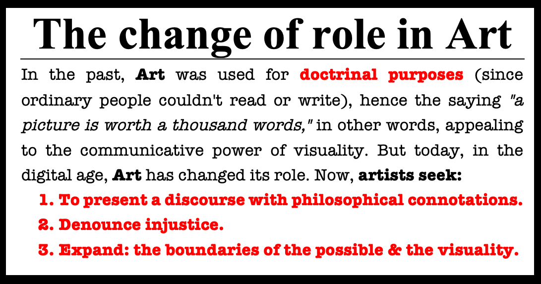 The Change of Role in Art