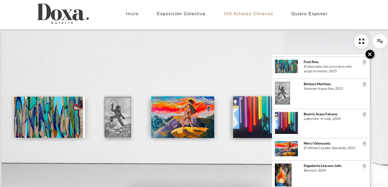 The “100 Chilean Artists”