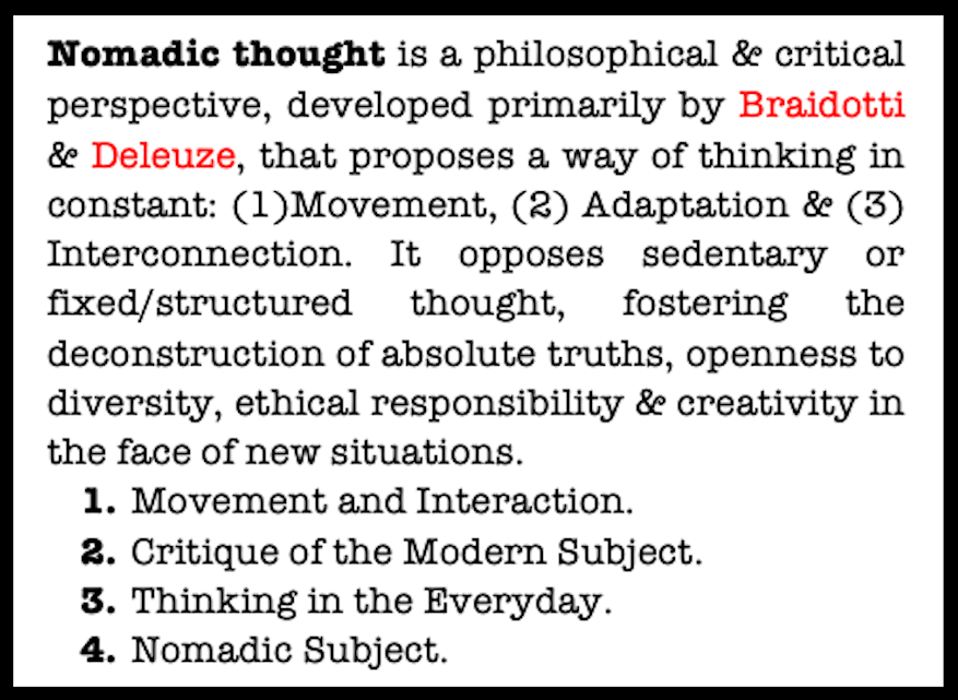 Nomadic Thought